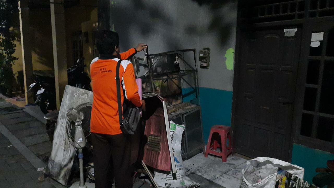 Kebakaran di Jalan Cilosari Dalam RT 04 RW VII, Kelurahan Kemijen, Kecamatan Semarang Timur